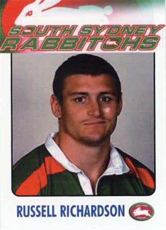 2003 RL Cardz South Sydney Rabbitohs - 26 Russell Richardson