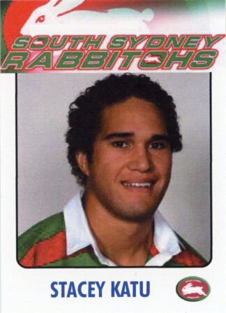 2003 RL Cardz South Sydney Rabbitohs - 30 Stacy Katu
