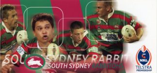 2003 NRL Telstra Club Cards - Card 12 South Sydney Rabbitohs