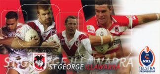2003 NRL Telstra Club Cards - Card 13 St George Dragons