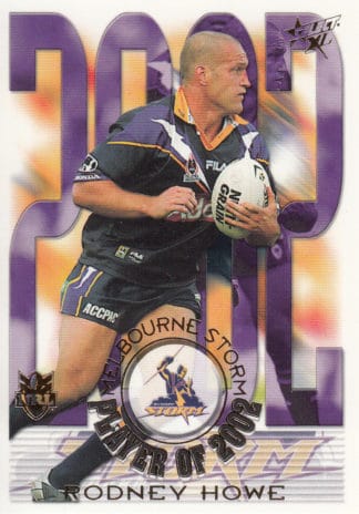 2003 NRL XL Club Player Of The Year - CP06 Rodney Howe Melbourne Storm