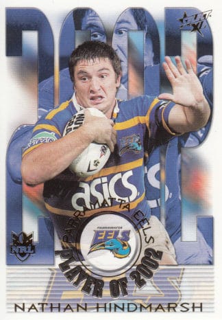 2003 NRL XL Club Player Of The Year - CP09 Nathan Hindmarsh Parramatta Eels