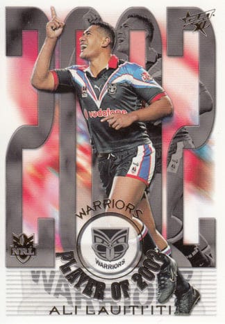 2003 NRL XL Club Player Of The Year - CP14 Ali Lauiti'iti Warriors