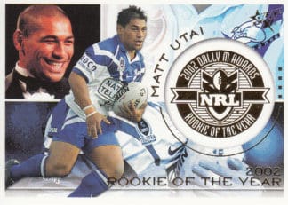 2003 NRL XL Dally M Award Winner - DM3 Matt Utai Canterbury Bulldogs