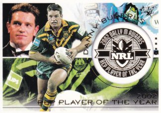 2003 NRL XL Dally M Award Winner - DM5 Danny Buderus Newcastle Knights