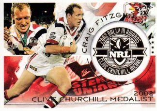 2003 NRL XL Dally M Award Winner - DM6 Craig Fitzgibbon Sydney Roosters