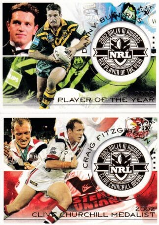 2003 NRL XL Dally M Award Winners