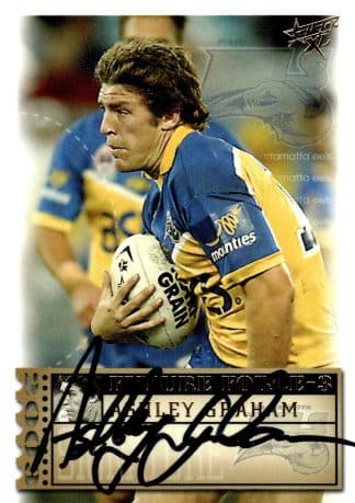 2003 NRL XL Future Force Signature - FF38 Ashley Graham Parramatta Eels