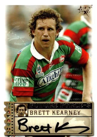 2003 NRL XL Future Force Signature - FF42 Brett Kearney South Sydney Rabbitohs