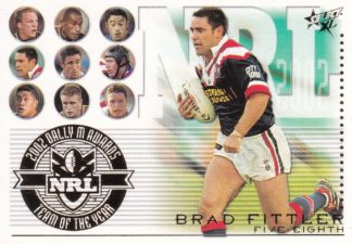 2003 NRL XL Team Of The Year - TY4 Brad Fittler Sydney Roosters