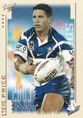 2003 NRL XL Common Card - Base 016 Steve Price Canterbury Bulldogs