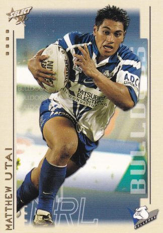 2003 NRL XL Common Card - Base 025 Matthew Utai Canterbury Bulldogs