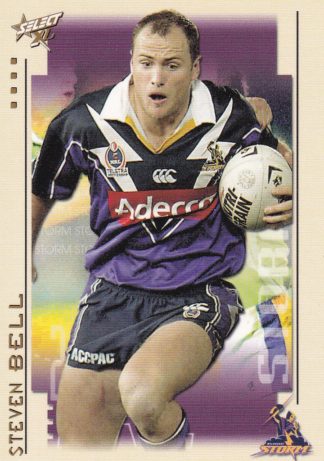 2003 NRL XL Common Card - Base 047 Steven Bell Melbourne Storm