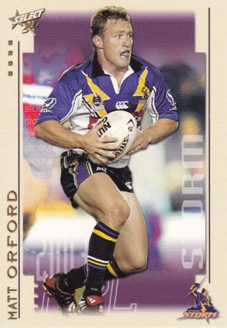 2003 NRL XL Common Card - Base 048 Matt Orford Melbourne Storm