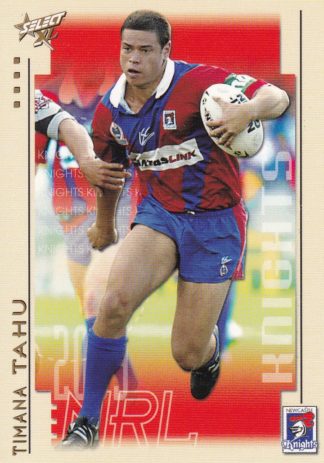 2003 NRL XL Common Card - Base 062 Timana Tahu Newcastle Knights