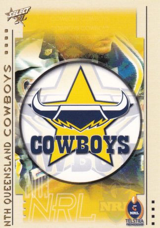 2003 NRL XL Common Card - Base 063 North Qld Cowboys Logo