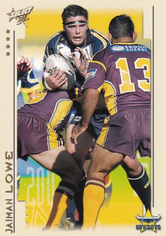 2003 NRL XL Common Card - Base 069 Jaiman Lowe North Qld Cowboys