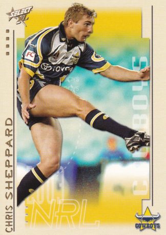 2003 NRL XL Common Card - Base 073 Chris Sheppard North Qld Cowboys