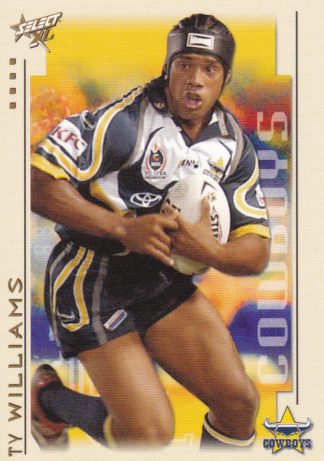 2003 NRL XL Common Card - Base 074 Ty Williams North Qld Cowboys