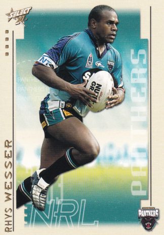 2003 NRL XL Common Card - Base 110 Rhys Wesser Penrith Panthers