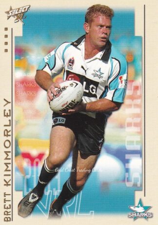 2003 NRL XL Common Card - Base 112 Brett Kimmorley Cronulla Sharks