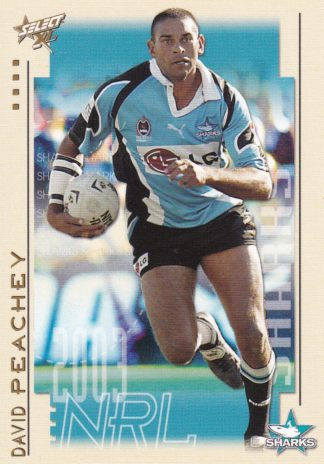 2003 NRL XL Common Card - Base 120 David Peachey Cronulla Sharks