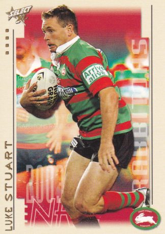 2003 NRL XL Common Card - Base 144 Luke Stuart South Sydney Rabbitohs