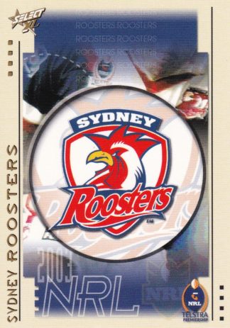 2003 NRL XL Common Card - Base 147 Sydney Roosters Logo
