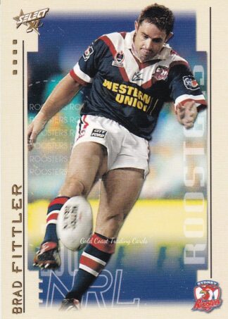2003 NRL XL Common Card - Base 148 Brad Fittler Sydney Roosters