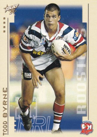 2003 NRL XL Common Card - Base 149 Todd Byrne Sydney Roosters