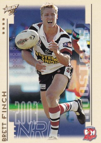 2003 NRL XL Common Card - Base 150 Brett Finch Sydney Roosters