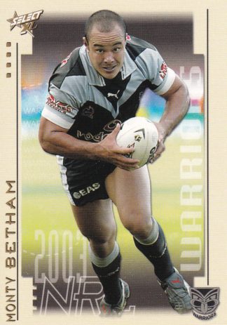 2003 NRL XL Common Card - Base 160 Monty Betham Warriors