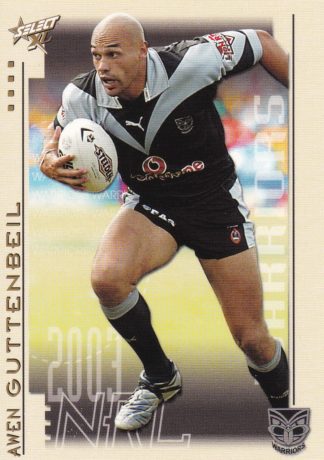 2003 NRL XL Common Card - Base 162 Awen Guttenbeil Warriors