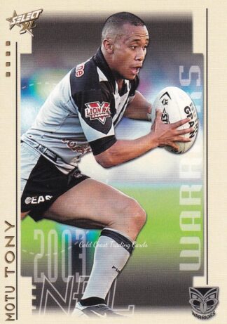 2003 NRL XL Common Card - Base 168 Motu Tony Warriors