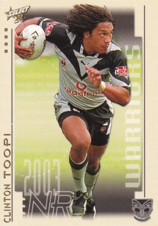 2003 NRL XL Common Card - Base 169 Clinton Toopi Warriors