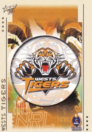 2003 NRL XL Common Card - Base 170 Wests Tigers Logo