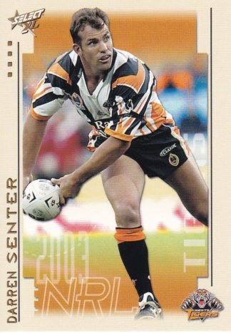 2003 NRL XL Common Card - Base 171 Darren Senter Wests Tigers