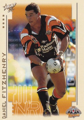 2003 NRL XL Common Card - Base 174 Daniel Fitzhenry Wests Tigers