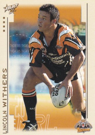 2003 NRL XL Common Card - Base 181 Lincoln Withers Wests Tigers