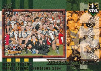 2004 NRL Authentic Honour Roll - HR1  Wests Tigers Team