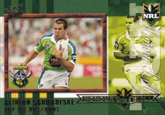 2004 NRL Authentic Honour Roll - HR8 Clinton Schifcofske Canberra Raiders