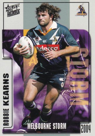 2004 NRL Authentic Common Card - Base 041 Robbie Kearns Melbourne Storm