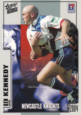 2004 NRL Authentic Common Card - Base 052 Ben Kennedy Newcastle Knights