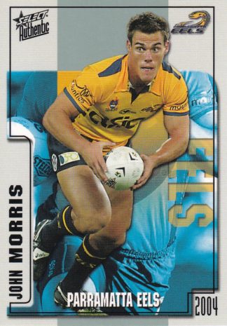 2004 NRL Authentic Common Card - Base 095 John Morris Parramatta Eels