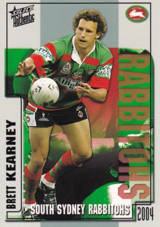 2004 NRL Authentic Common Card - Base 138 Brett Kearney South Sydney Rabbitohs
