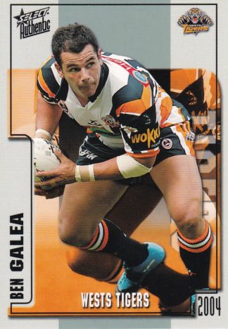 2004 NRL Authentic Common Card - Base 175 Ben Galea Wests Tigers