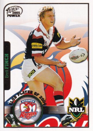 2005 NRL Power Club Player Of The Year - CP13 Brett Finch Sydney Roosters