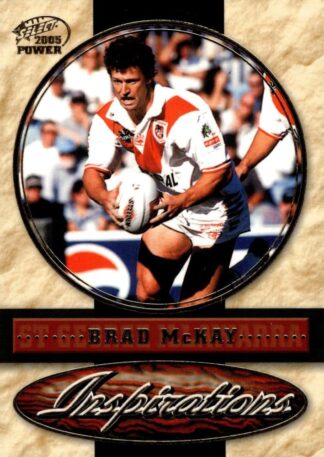 2005 NRL Power Inspirations - I07 Brad Mackay St George Dragons