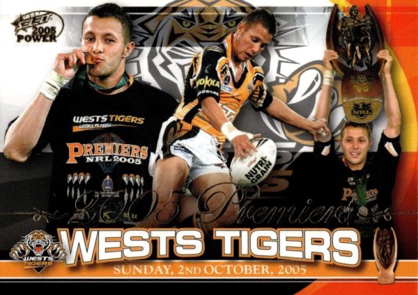 2005 NRL Power Limited Edition Premiers Set - Wests Tigers - Image 2