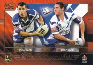 2005 NRL Power Playmakers - PM02 Patten & Sherwin Canterbury Bulldogs